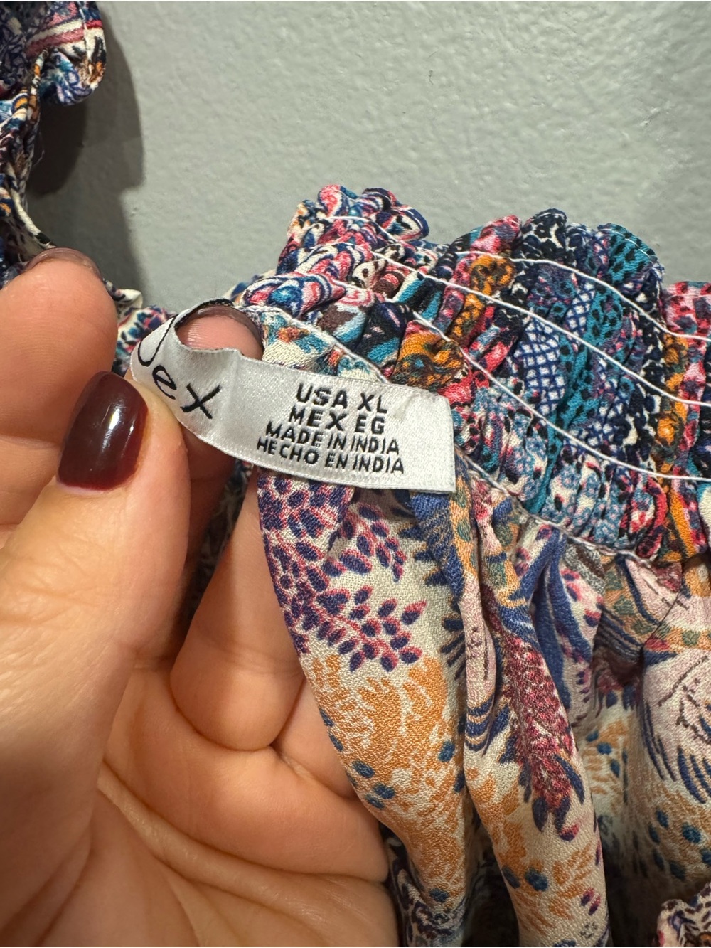 NWT Dex Floral and Paisley Tank Size XL - Picture 3 of 9